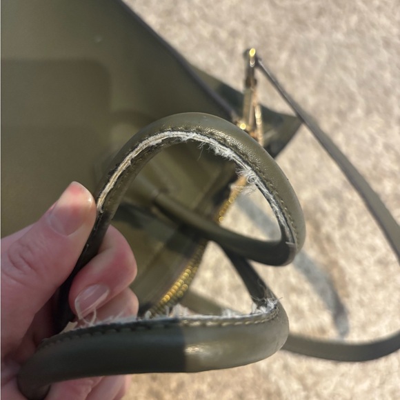 Michael Kors Olive Green Satchel Bag - Picture 4 of 5